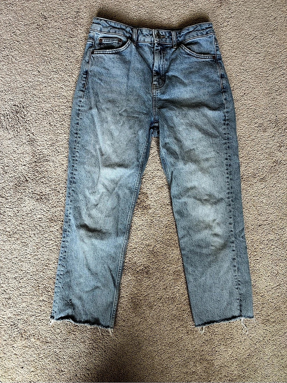 Topshop Straight Leg Jeans